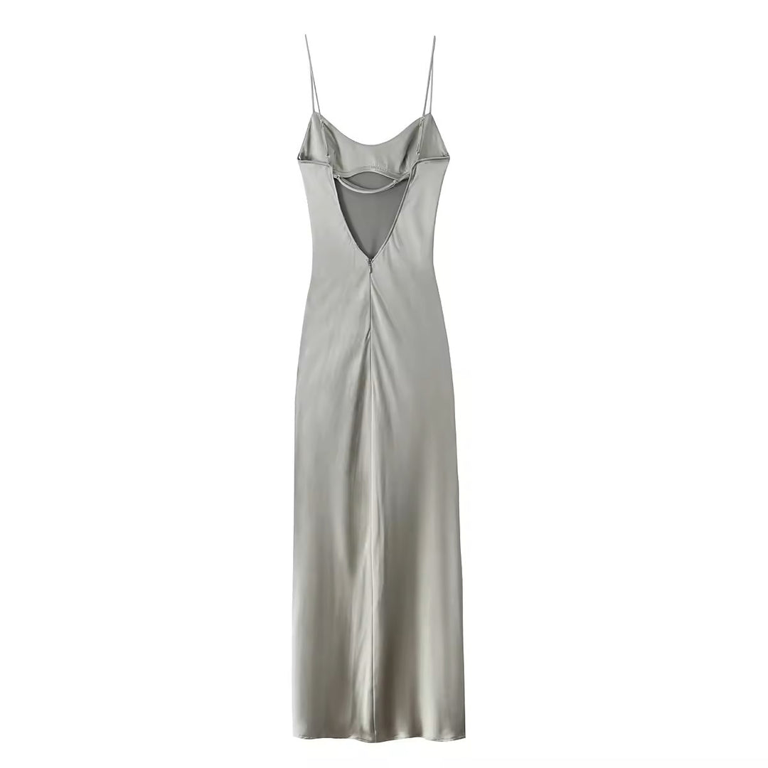 Cozbi Green Midi Dress