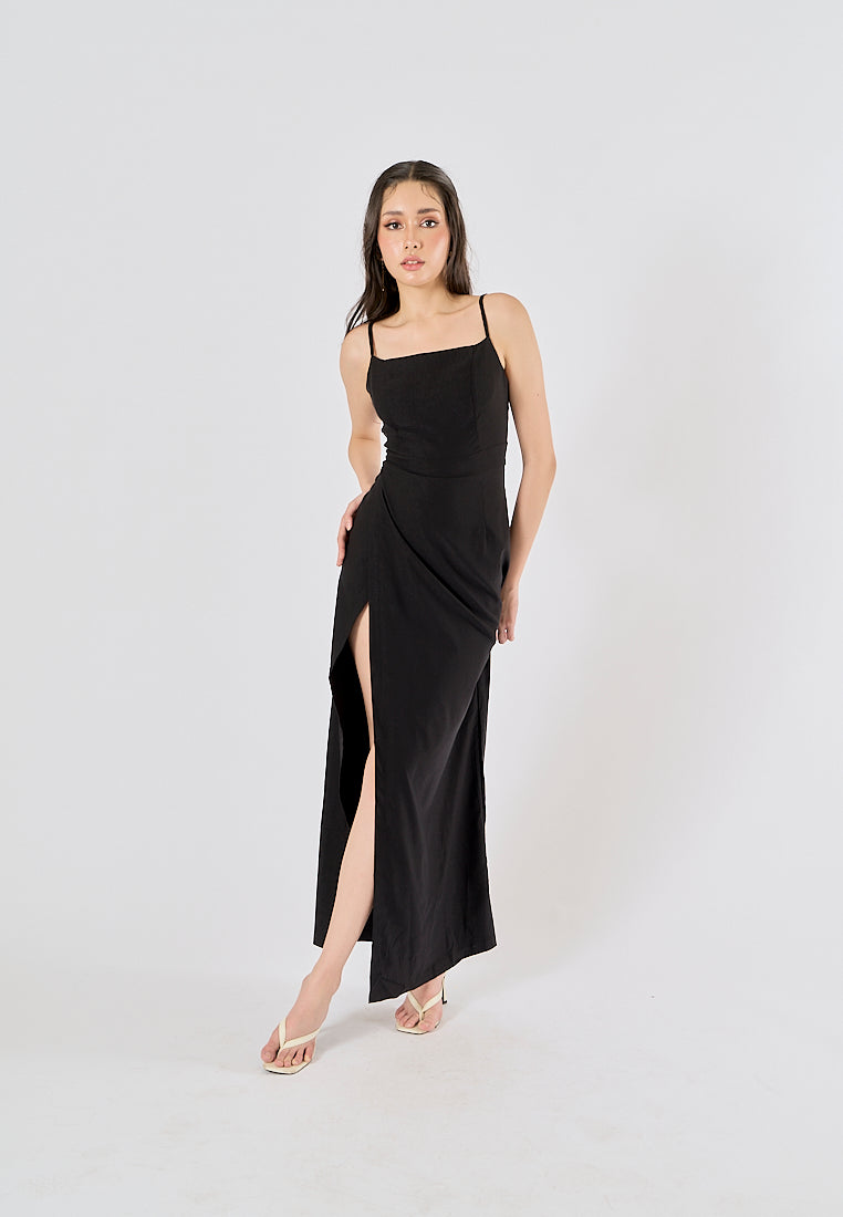 semi formal dress philippines Sheer Short-Sleeve Mocha Nude Glitter Formal Dress Mocha / 8