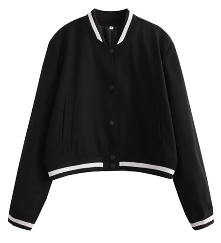 Jacob Black Buttondown Long Sleeves Varsity Jacket