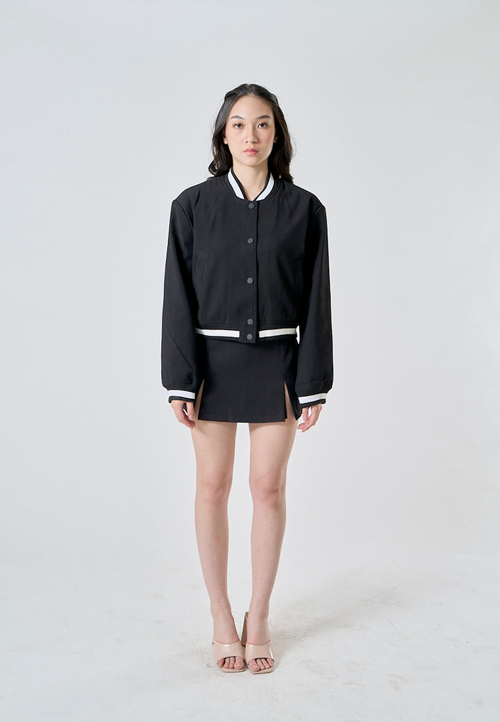 Jacob Black Buttondown Long Sleeves Varsity Jacket