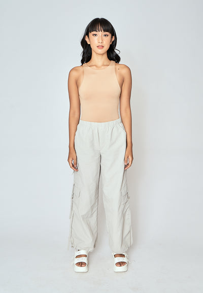 Barba Nude Round Neck Sleeveless Bodysuit