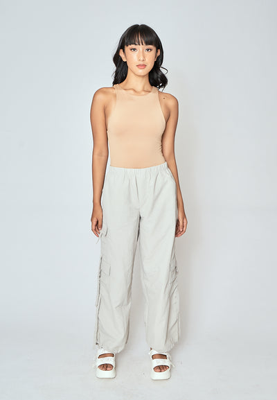 Barba Nude Round Neck Sleeveless Bodysuit