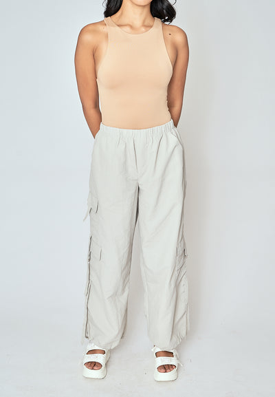 Barba Nude Round Neck Sleeveless Bodysuit