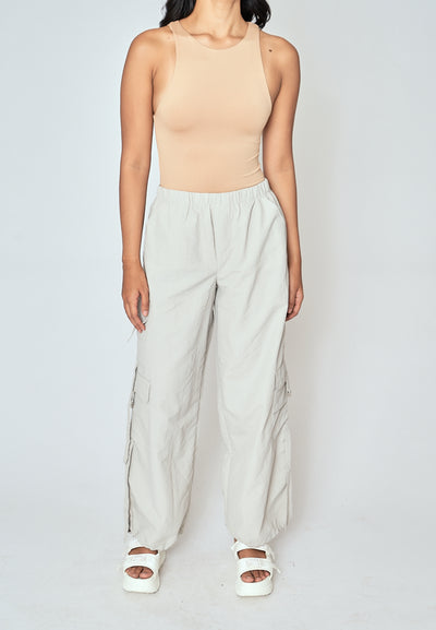 Barba Nude Round Neck Sleeveless Bodysuit