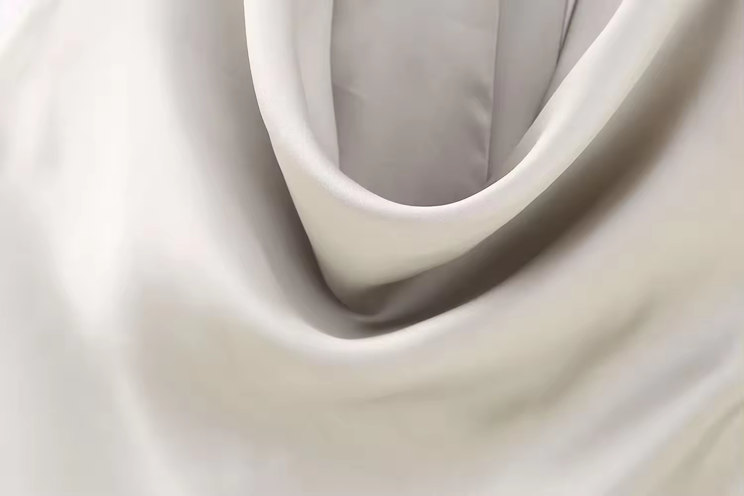 Candace Beige Halter Cowl Neck Camisole Top