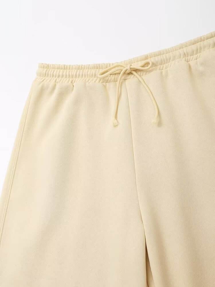 Ryker Yellow Drawstring Waist  Long Pants Trouser