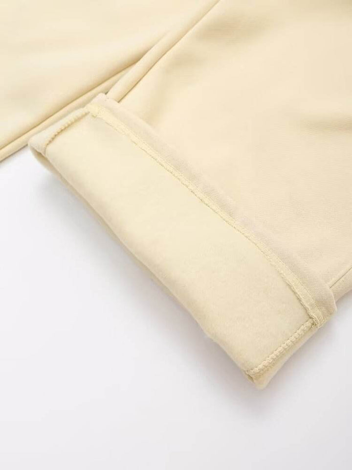 Ryker Yellow Drawstring Waist  Long Pants Trouser