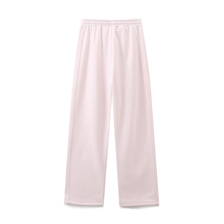 Ryker Pink Drawstring Waist  Long Pants Trouser