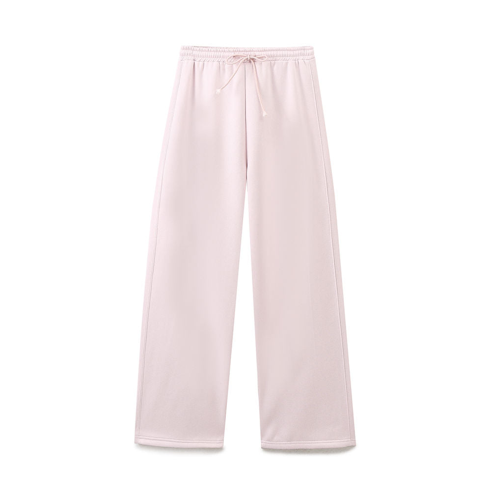 Ryker Pink Drawstring Waist  Long Pants Trouser