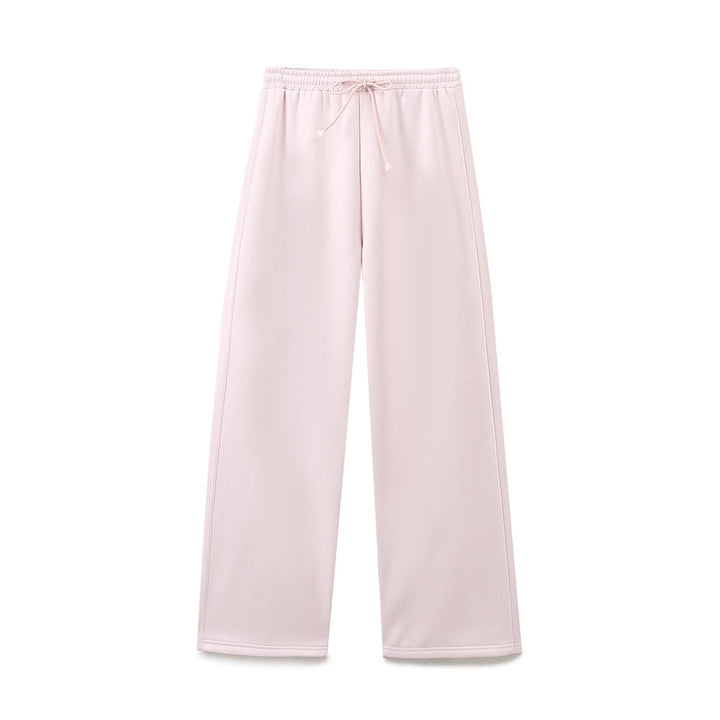 Ryker Pink Drawstring Waist  Long Pants Trouser