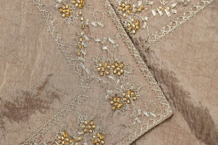 Maeve Khaki Spaghetti Strap Embroidery Back Lace Up Tank Top