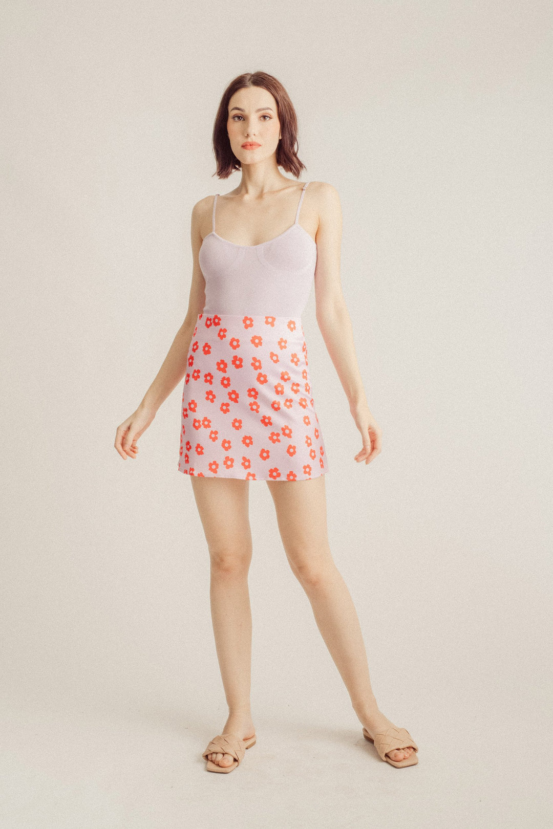 Haven Purple Knitted Scoop Neck Sleeveless Bodysuit