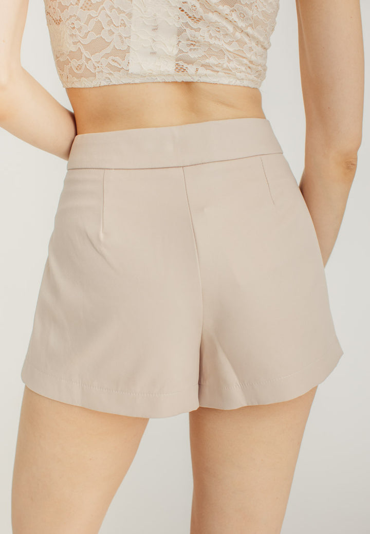 Vito Cream Outwear High Waist Skort