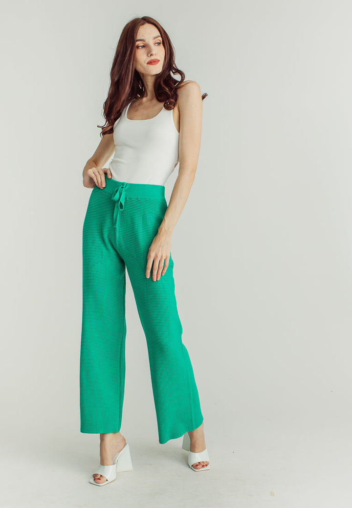 Jewel Green Straight Cut Culottes