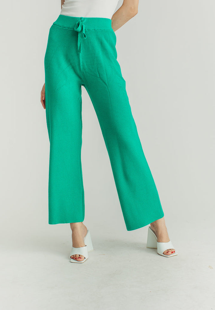 Jewel Green Straight Cut Culottes