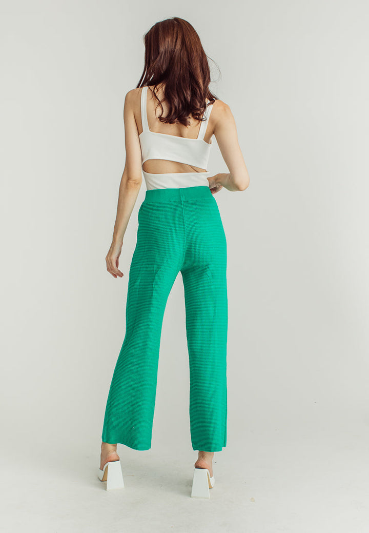 Jewel Green Straight Cut Culottes