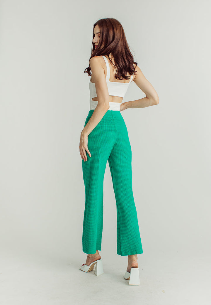 Jewel Green Straight Cut Culottes