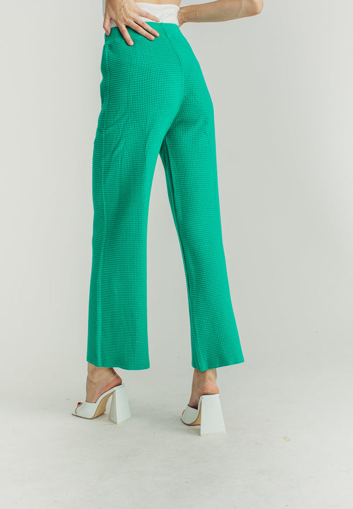 Jewel Green Straight Cut Culottes