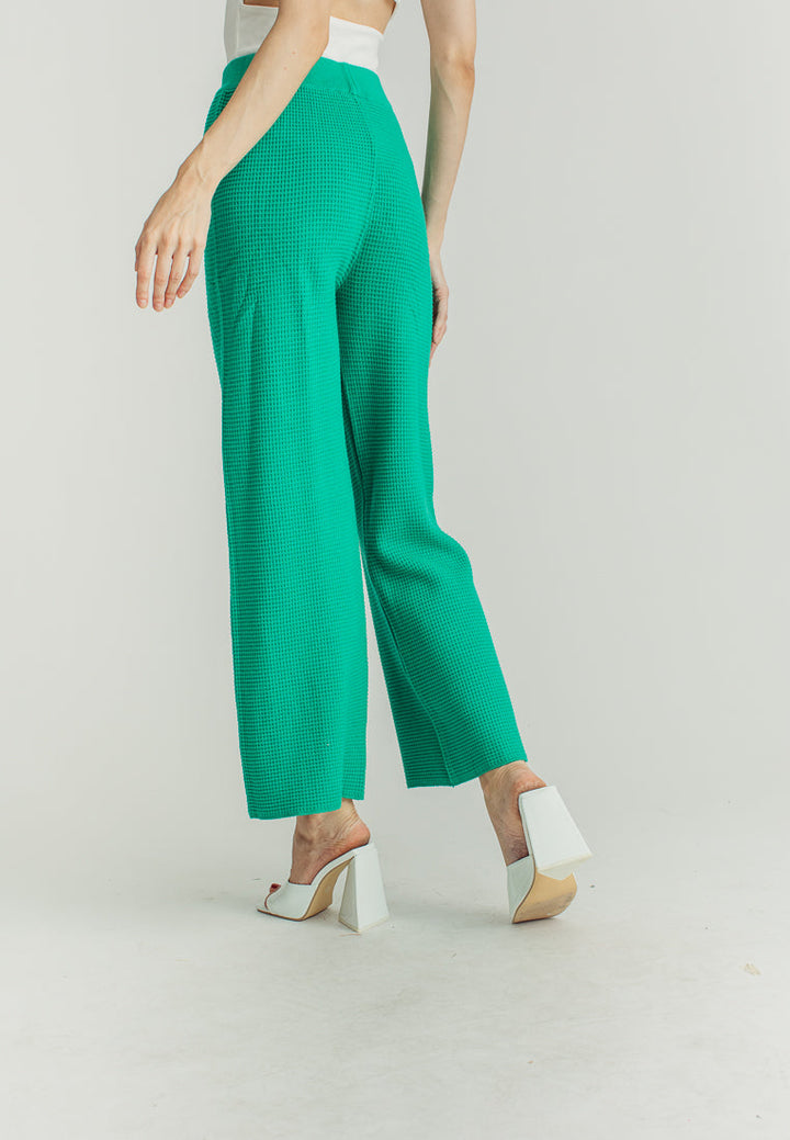 Jewel Green Straight Cut Culottes