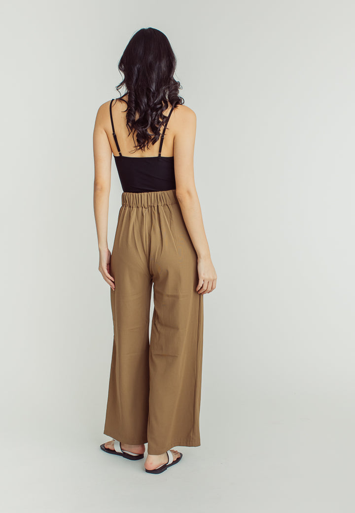 Gerry Brown Elastic Back Straight Cut Trouser Pants