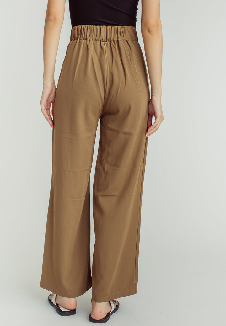 Gerry Brown Elastic Back Straight Cut Trouser Pants